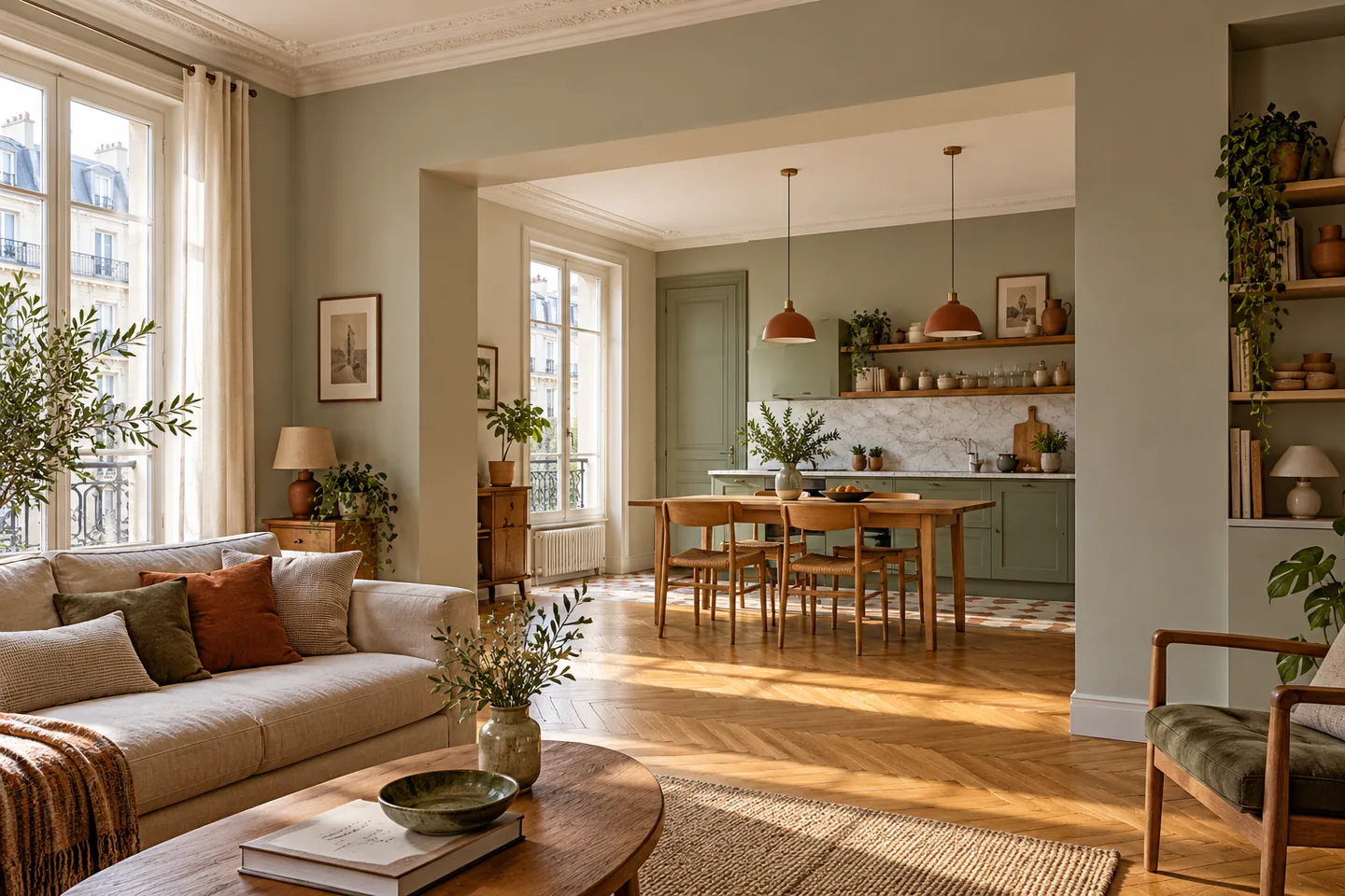 Vue d'un intérieur avec ouverture dans un mur — Nos Murs Vue d'un intérieur avec ouverture dans un mur